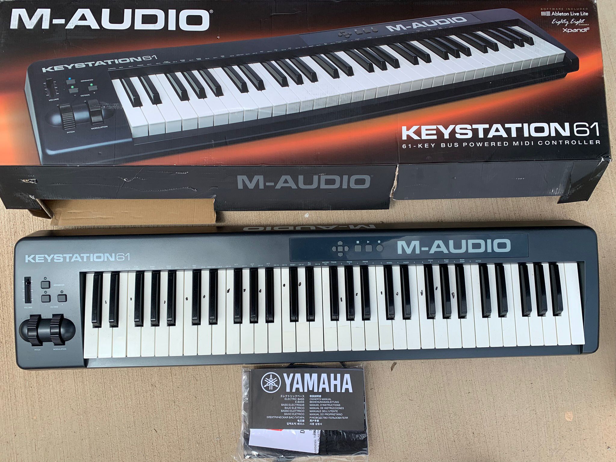 Yamaha: Keystation M-audio Keyboard