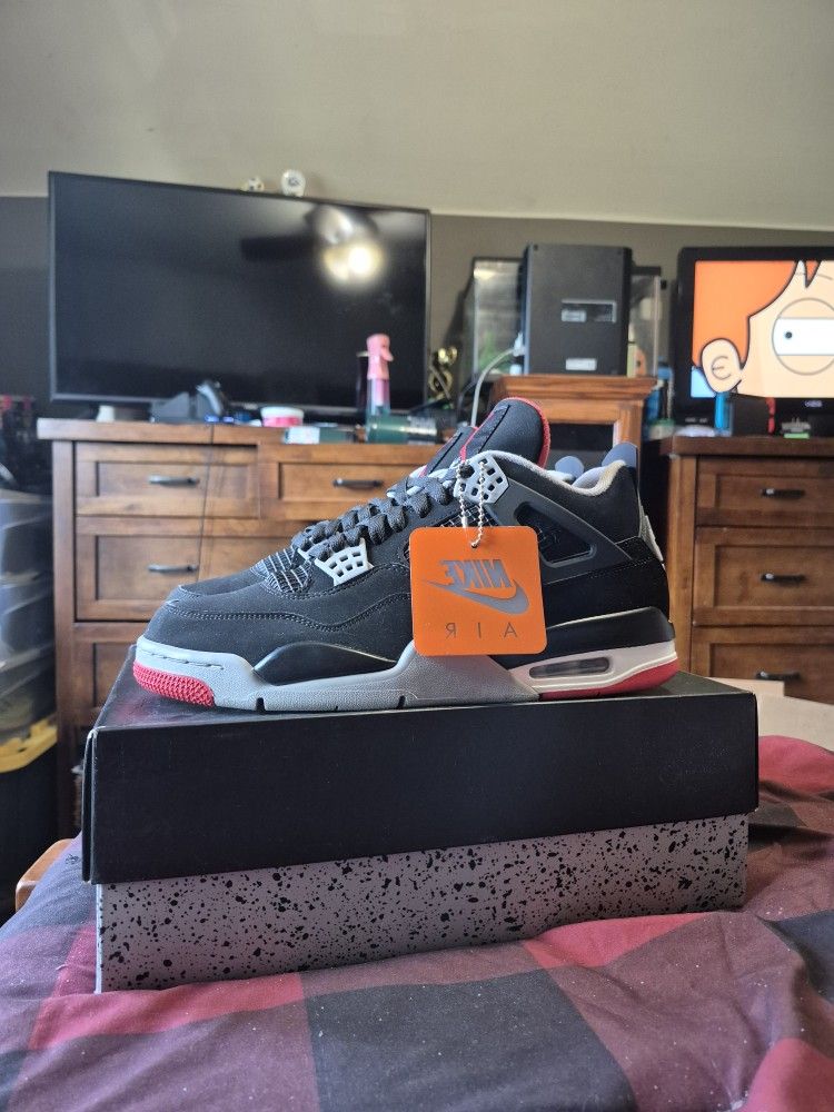 Air Jordan 4 Bred (2019) Size 10.5