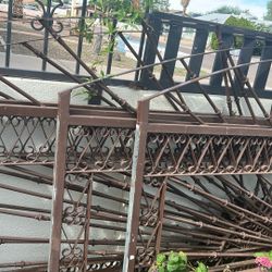 I Have This Metal Fence And More For Free If Someone Wants It Just Let Me Know 