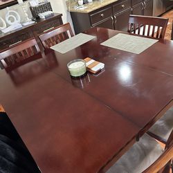 Comedor 6 Sillas Y una banca Dining Table 6 Chairs One Bench