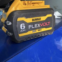 Dewalt 20v 6AH Flexvolt Battery