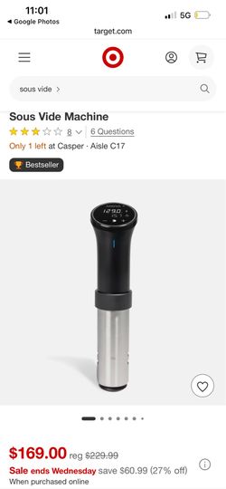 Sous vide machine