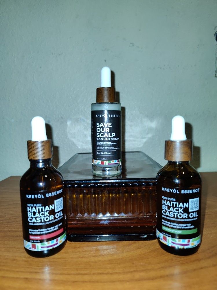 All Brand New! ⬛   Kreyòl Essence - Hair Care Oils/Serum(((PENDING PICK UP TODAY)))