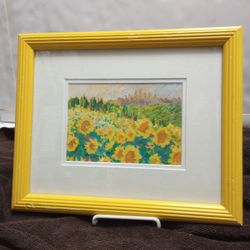 Sunflower View Of City