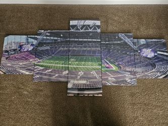 Minnesota Vikings Stadium Canvas Picture