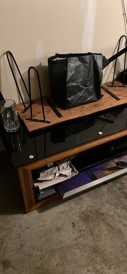 Black Glass Entertainment Center
