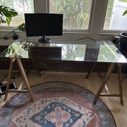 Glass Desk 5 X 2.5