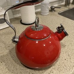 Red Tea Kettle