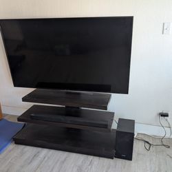 Samsung 65 Inch, TV stand, Samsung Soundbar