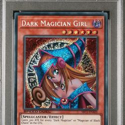 Yugi-Oh Card Dark Dark Magician Girl SBC1 Streets Of Battle City Secret Rare PSA 10
