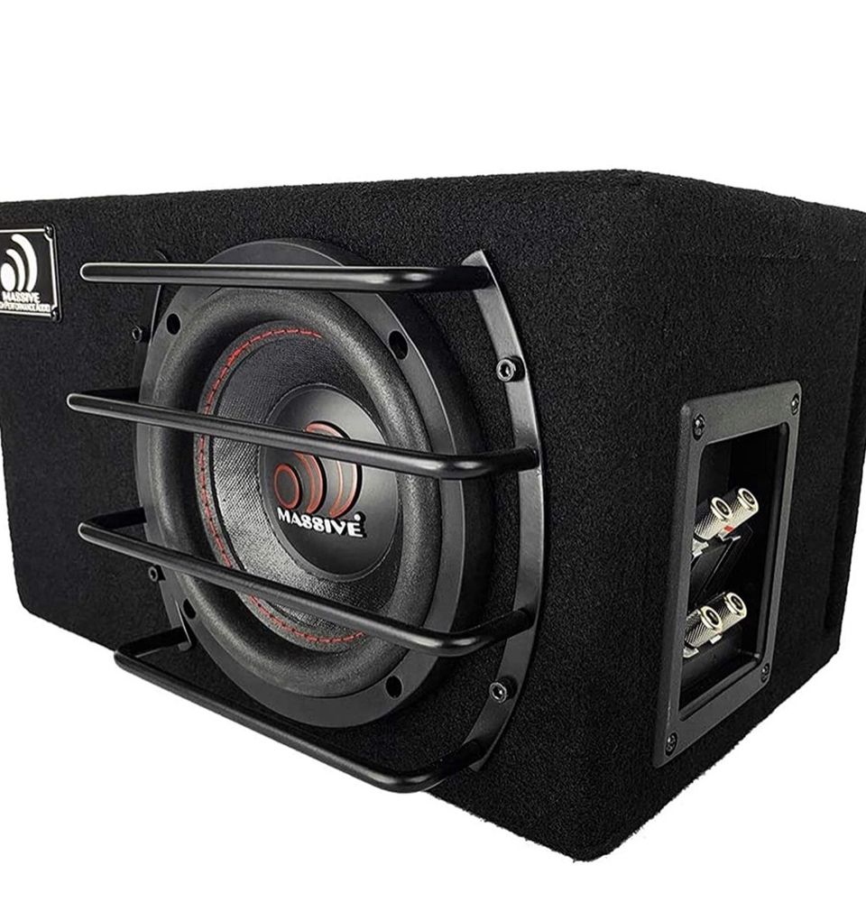 Massive Audio 8’ Loaded Enclosure And Amp