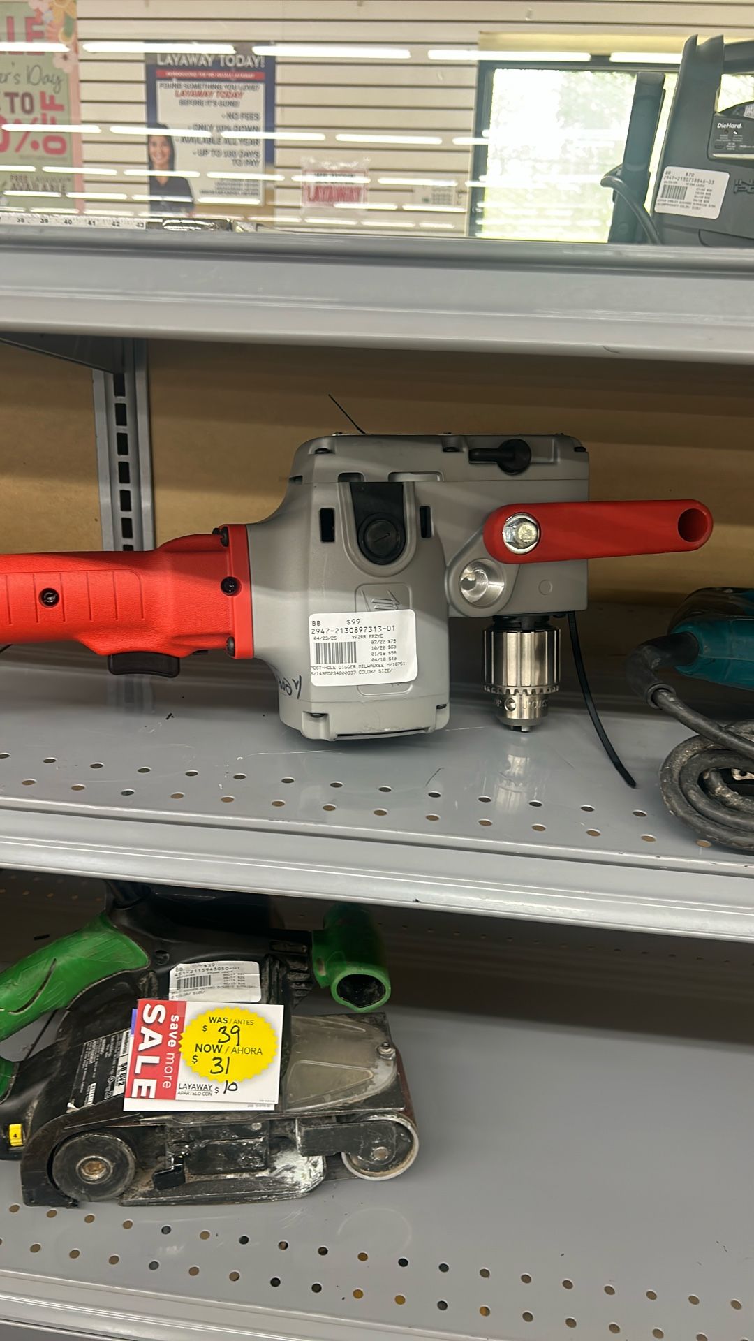 Milwaukee Hawg Drill Layaway $15 Down