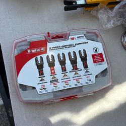 5-pc Universal Fit General Purpose Oscillating Blade Set