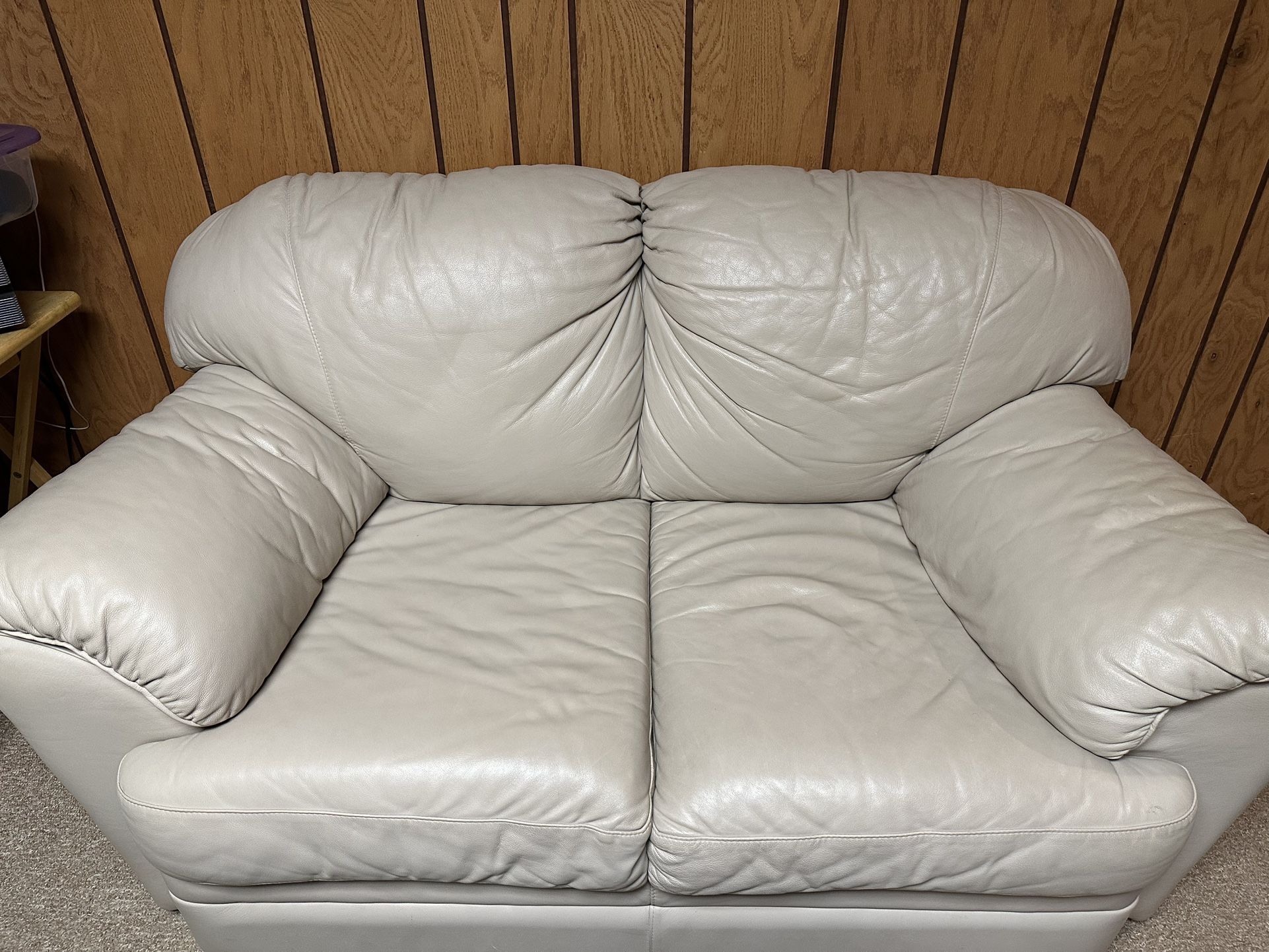 Leather Loveseat