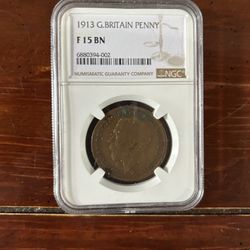 1913 Great Britain Penny