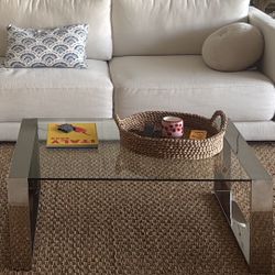Chrome Glass Coffee Table