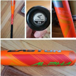 (2) Used Easton Baseball/Softball Bats And Bag