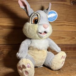 Disney Store Original Thumper 14" Bambi Friends Bunny Rabbit Plush Stuffed Toy
