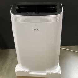 TCL - 450 Sq. Ft. 10,000 BTU 3-in-1 Smart Portable Air Conditioner - White #817
