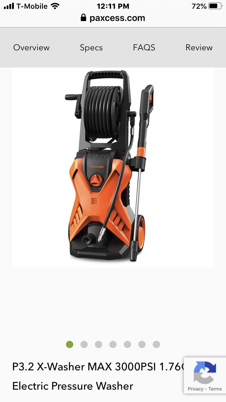 Electric pressure washer- 3000psi- NEW