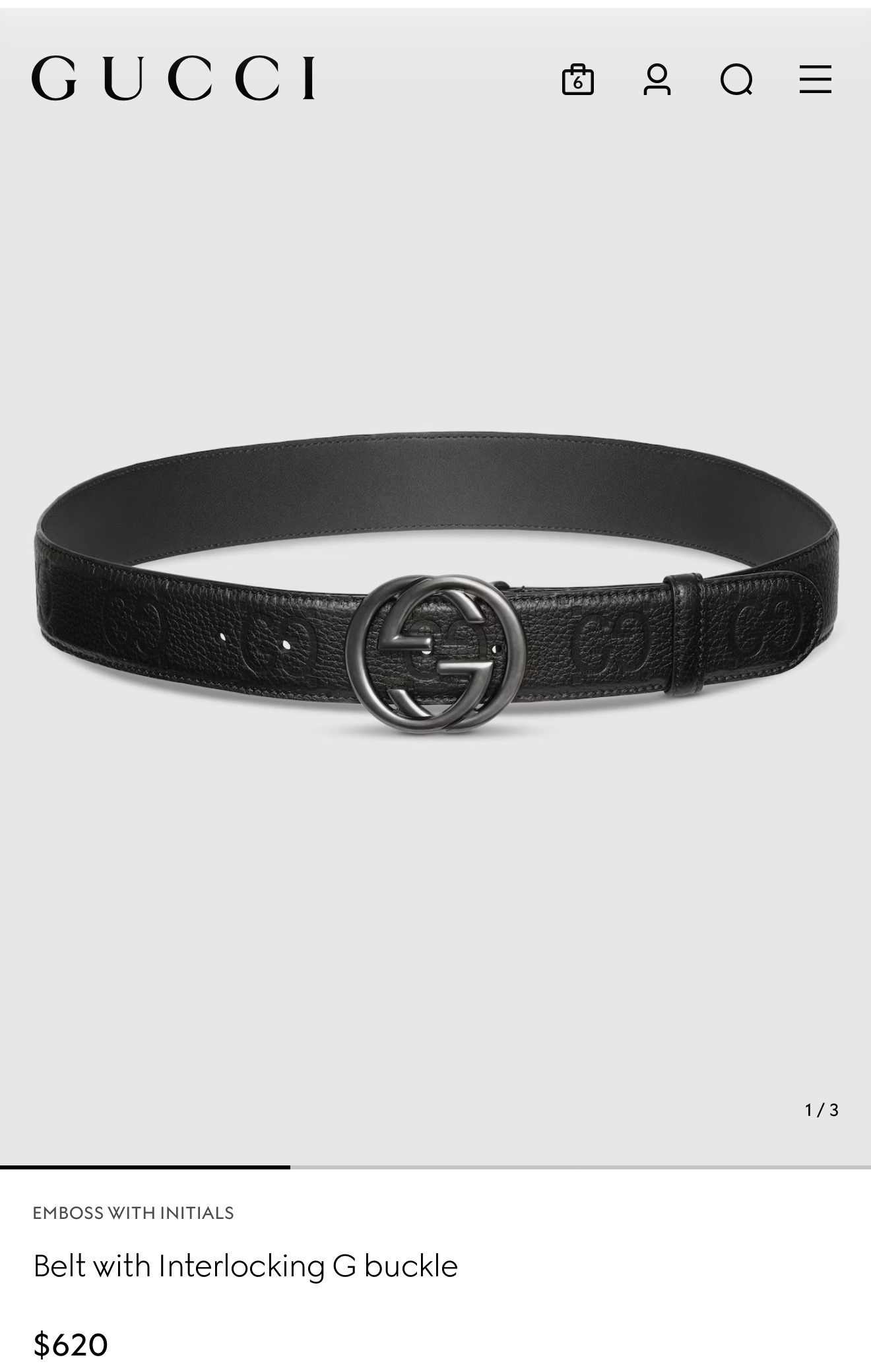Men’s Gucci Belt