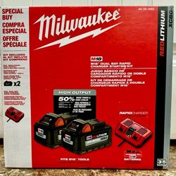 Milwaukee Batteries And Charger