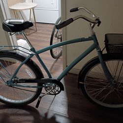 Huffy Nassau Cruiser Bike – Perfect Fit Frame – Basket & Rear Rack