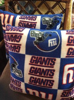 Handmade fleece GIANTS pillow