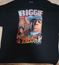 Brand New Biggie T-shirt Size 2XL In Wonderful Condition It Was All A Dream