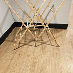 Bamboo clothes drying rack
