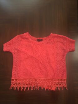 Girls tops with camisole