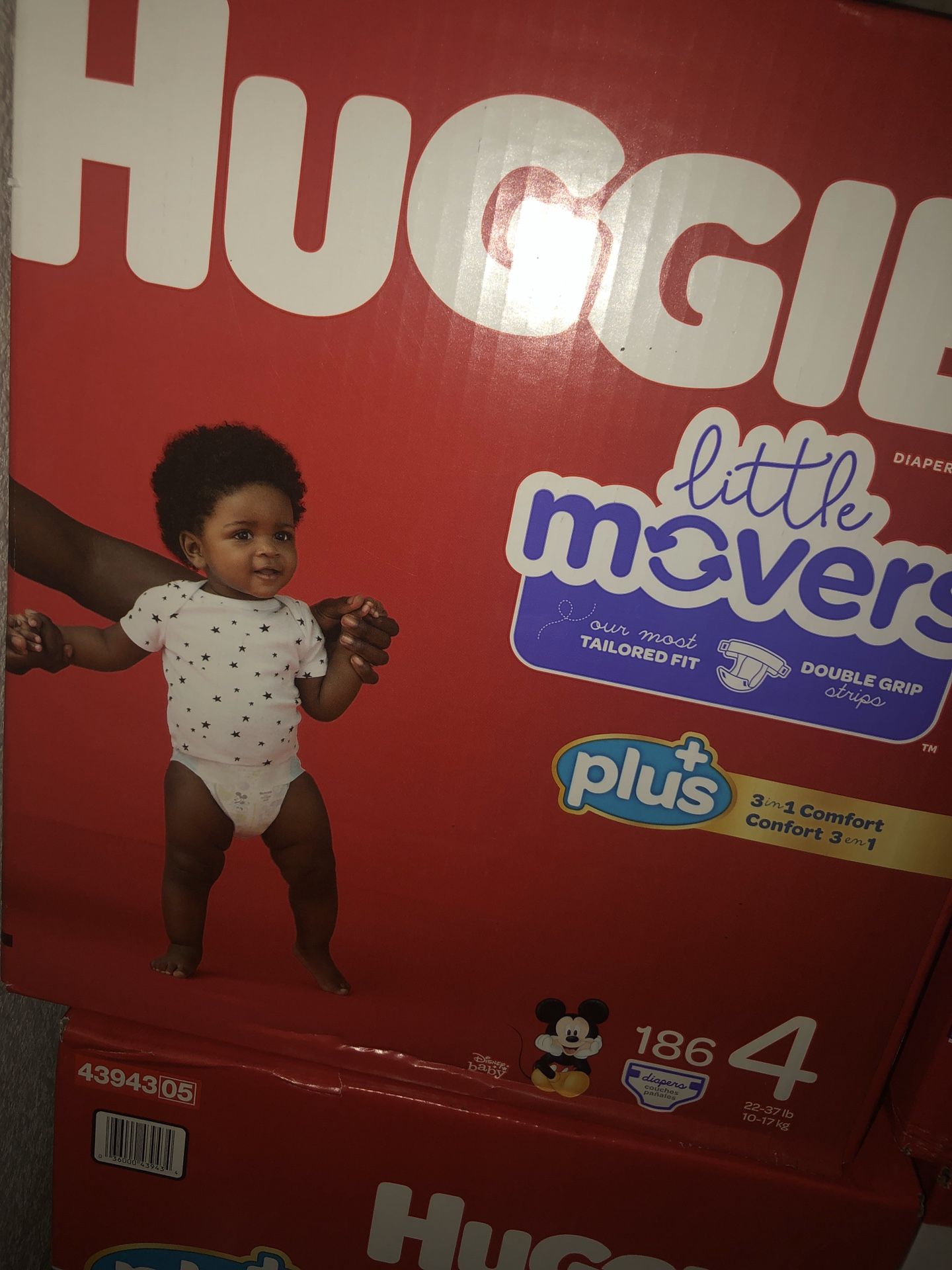 Huggies Little Movers Plus Size 4 (186)