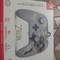 Brand New Nintendo Switch The Legends Of Zelda Wired Enhanced Controller In Box Unopened