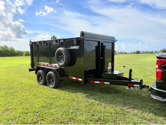 2026 Dump Trailer 6x12 - Like New!