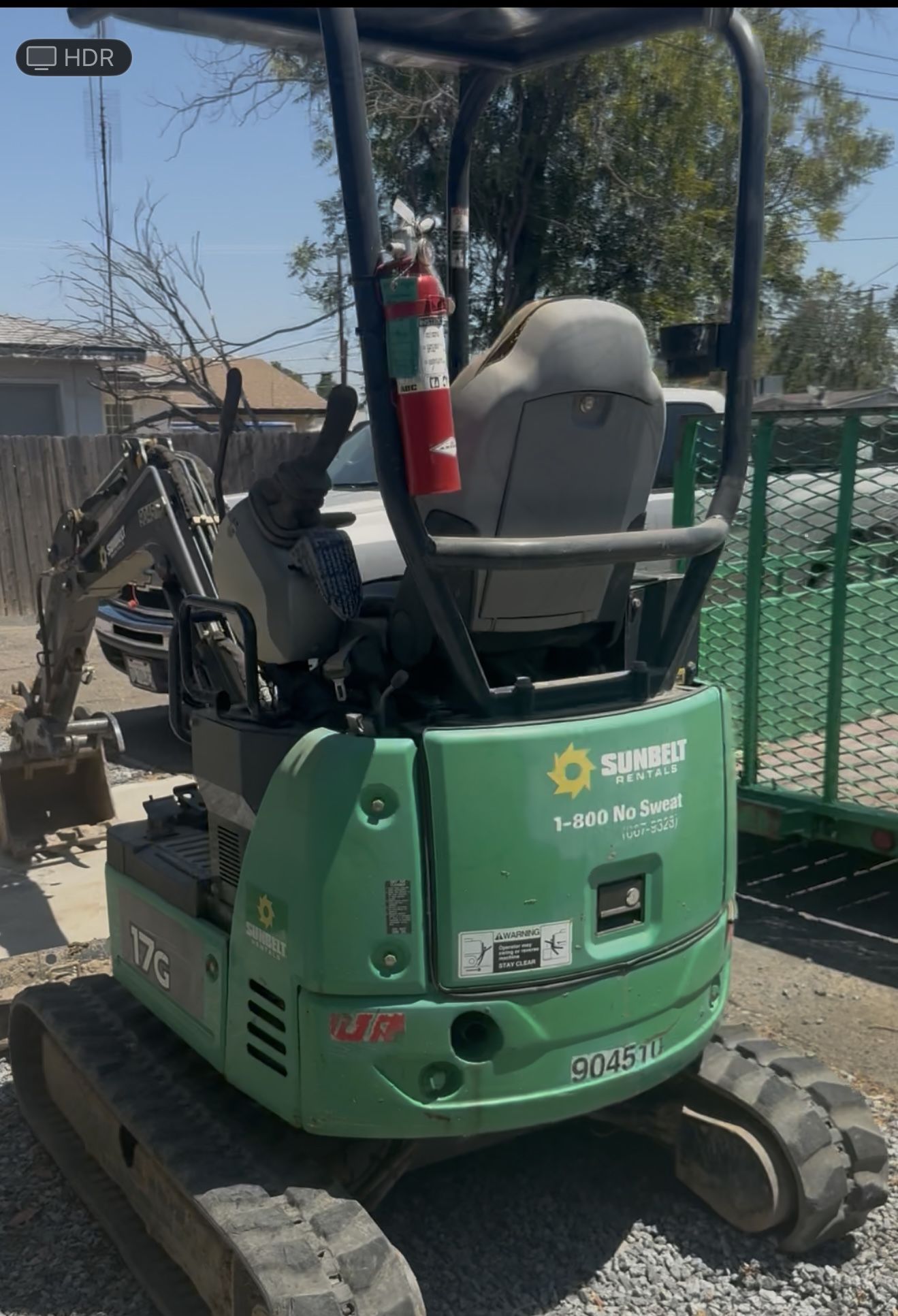 John Deer 17 G Mini Excavator