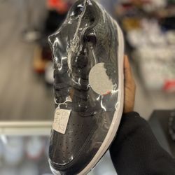 Retro 1 Low Black Elephant 