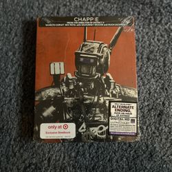 Chappie Blu-Ray Limited Edition Steelbook Target Exclusive Brand New