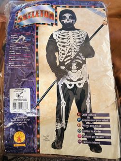Skeleton Costume Size Medium