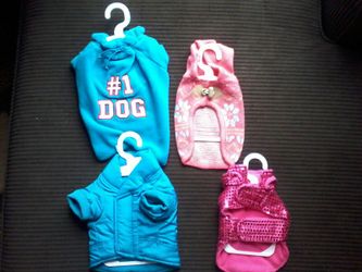 Dog coats never used! Sm