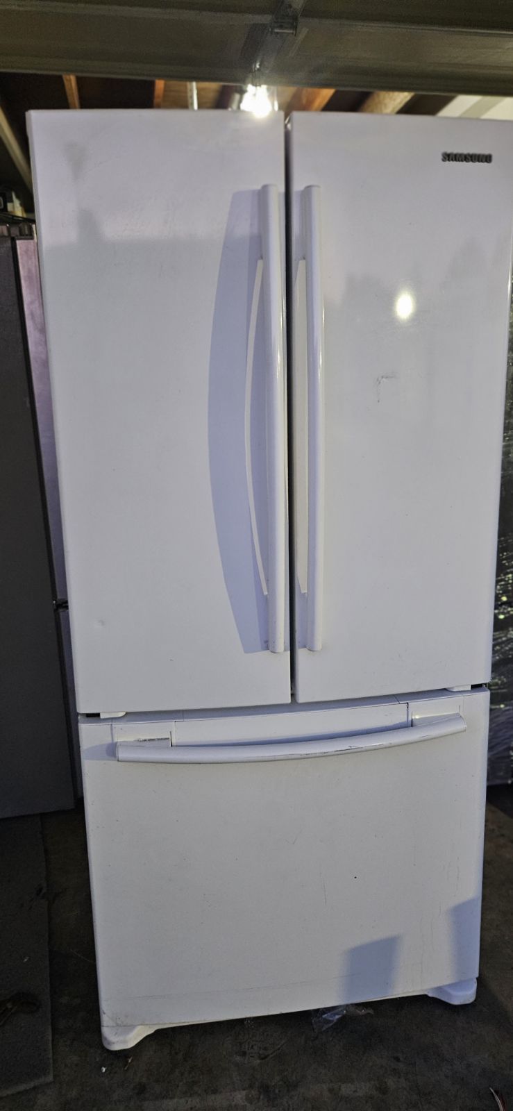 White Samsung Refrigerator 
