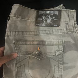 True Religion “Ricky” Camo Jeans