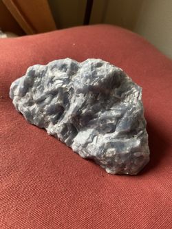 Blue calcite crystal