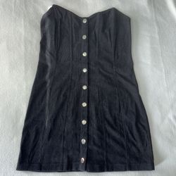 Strapless Black Dress