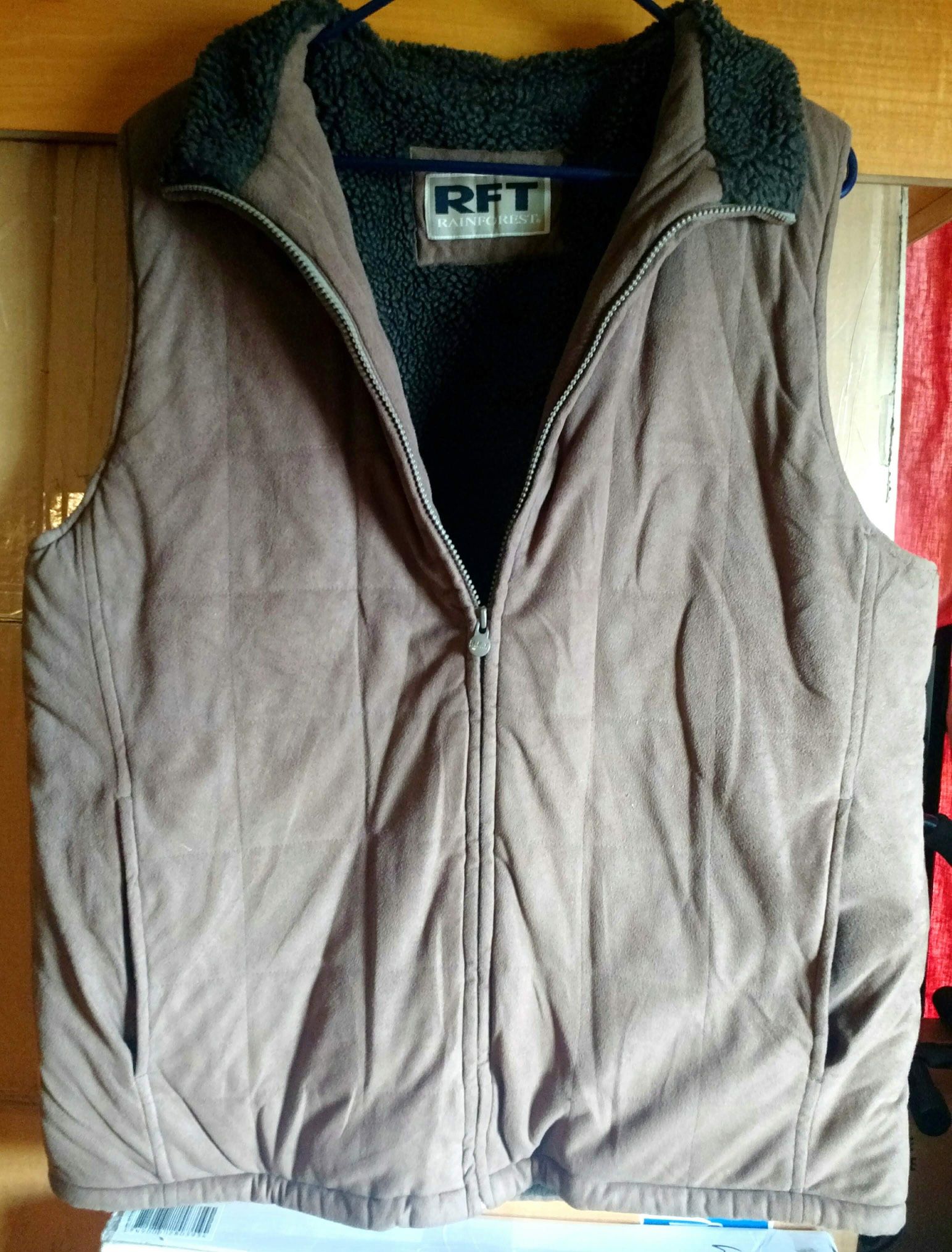 RFT Microsuede Fleece Vest- Men's Large