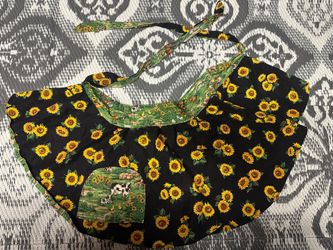 Handmade Half Apron- Sunflower/ Farm Animals