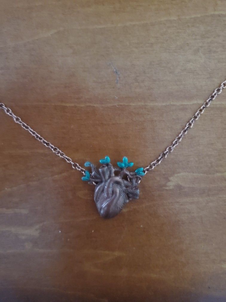 Tree Heart Necklace