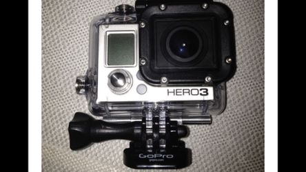Gopro hero 3, chatter stick plus accessories.