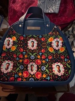Crossbody purse bowling bag like wide inside