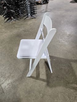 Used resin padded chairs s,a,l,e