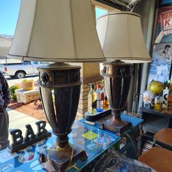 Vintage Antique Lamps Set Of Two - $59